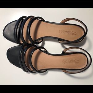 Madewell Addie Slingback Sandal in Leather